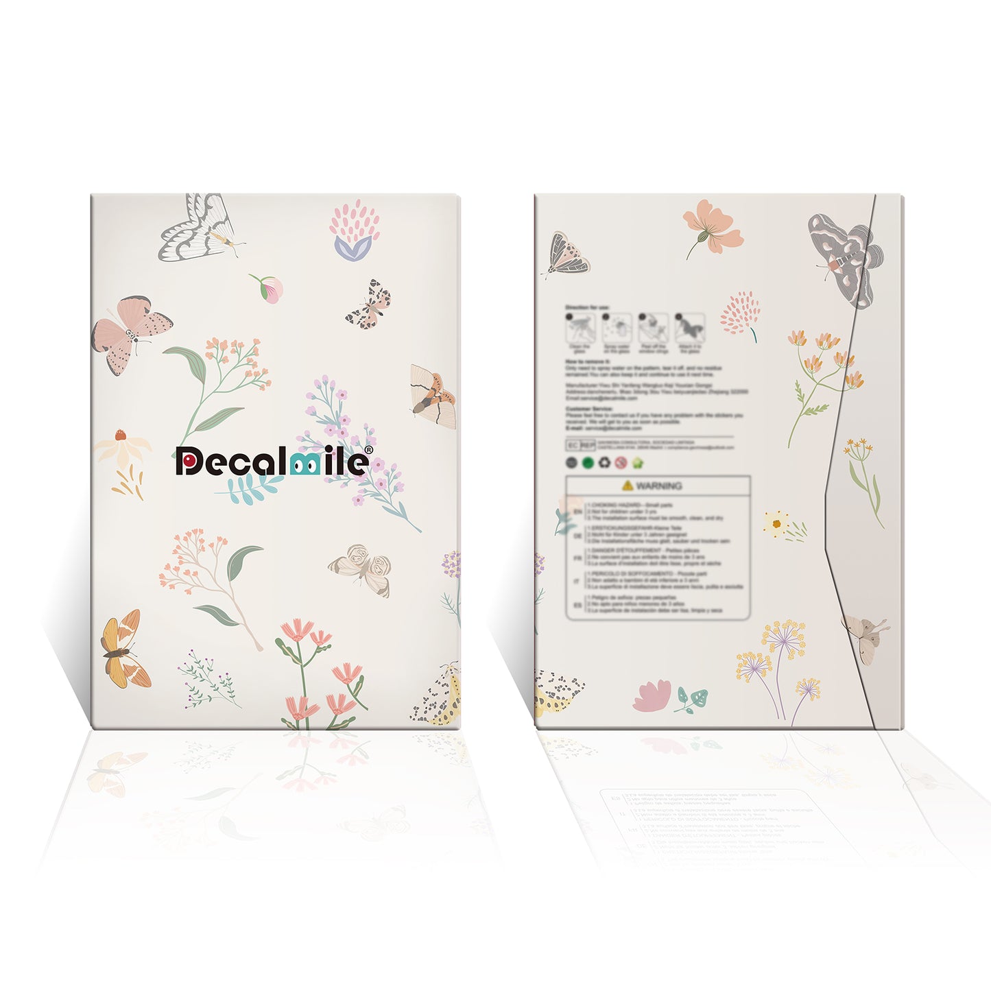 decalmile 25 pcs Hummingbird Double Sided Window Clings Spring Summer Bird Alert Anti-Collision Window Decals
