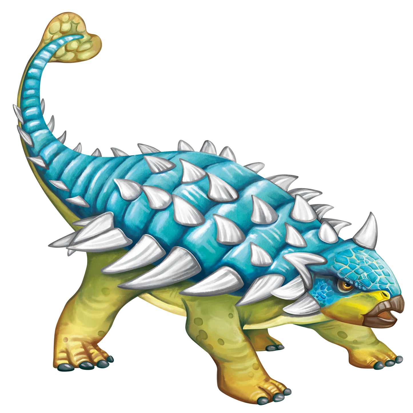 decalmile Large Dinosaurs Wall Decals Dino Ankylosaurus Wall Art Wall Stickers